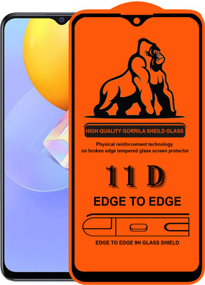 Forego Edge To Edge Tempered Glass for vivo Y31(Pack of 1)