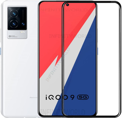 MaxR Edge To Edge Tempered Glass for iQOO 9 5G(Pack of 1)