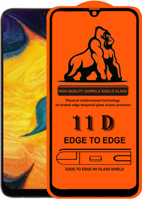 Forego Edge To Edge Tempered Glass for SAMSUNG Galaxy A30(Pack of 1)