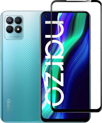 BRENZZ Edge To Edge Tempered Glass for realme narzo 50(Pack of 1)