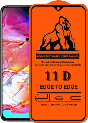 Forego Edge To Edge Tempered Glass for SAMSUNG Galaxy A70(Pack of 1)