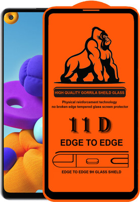 Forego Edge To Edge Tempered Glass for Samsung Galaxy A21s(Pack of 1)