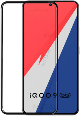 NSTAR Edge To Edge Tempered Glass for iQOO 9 5G(Pack of 1)