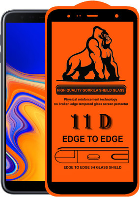 Forego Edge To Edge Tempered Glass for Samsung Galaxy J4+(Pack of 1)