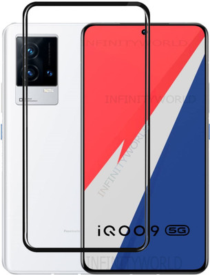 MaxR Edge To Edge Tempered Glass for iQOO 9 5G(Pack of 1)