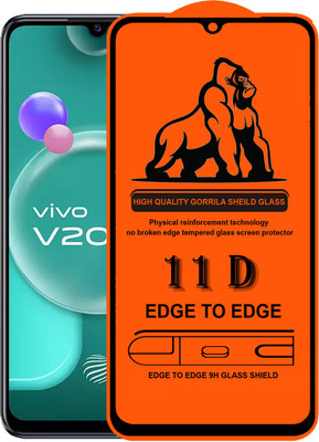 Forego Edge To Edge Tempered Glass for vivo V20s(Pack of 1)