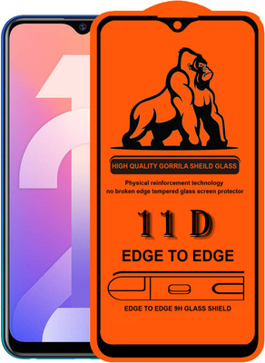 Forego Edge To Edge Tempered Glass for vivo Y12(Pack of 1)