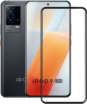 NKCASE Edge To Edge Tempered Glass for iQOO 9 5G(Pack of 1)