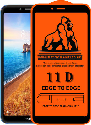 Forego Edge To Edge Tempered Glass for Mi Redmi 7A(Pack of 1)