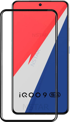 NSTAR Edge To Edge Tempered Glass for iQOO 9 5G(Pack of 1)
