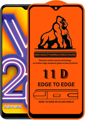 Forego Edge To Edge Tempered Glass for Vivo Y20i(Pack of 1)