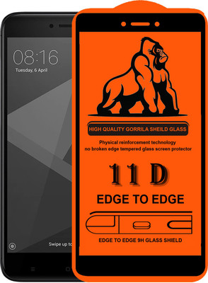 Forego Edge To Edge Tempered Glass for Mi Redmi 4(Pack of 1)