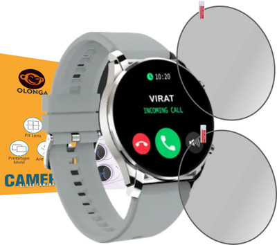 Olonga Screen Guard for Fire Boltt Thunder SMARTWATCH(Pack of 2)