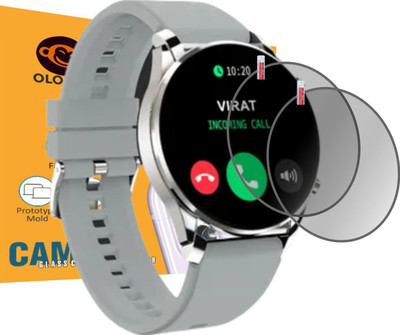 Olonga Screen Guard for Fire Boltt Thunder SMARTWATCH(Pack of 2)