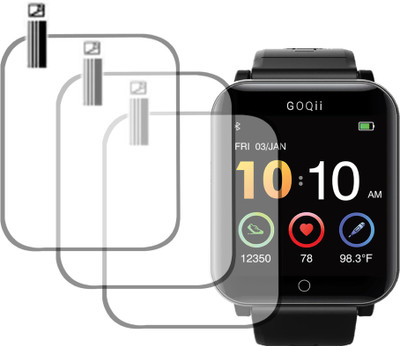 EJZATI Screen Guard for GOQii Smart Vital Fitness SpO2 SMART WATCH(Pack of 3)