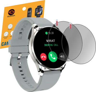 Olonga Screen Guard for Fire Boltt Thunder SMARTWATCH(Pack of 2)