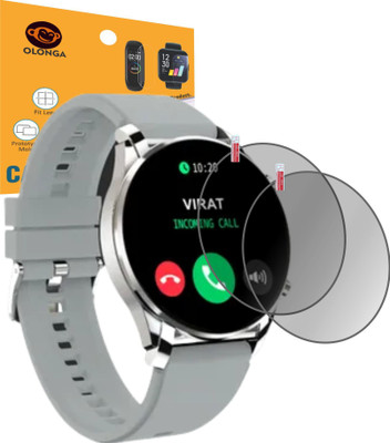 Olonga Screen Guard for Fire Boltt Thunder SMARTWATCH(Pack of 2)
