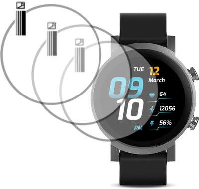 EJZATI Screen Guard for Mobvoi Ticwatch E3 SMART WATCH(Pack of 3)