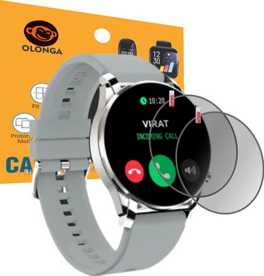 Olonga Screen Guard for Fire Boltt Thunder SMARTWATCH(Pack of 2)