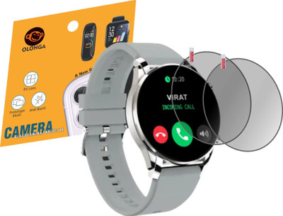 Olonga Screen Guard for Fire Boltt Thunder SMARTWATCH(Pack of 2)