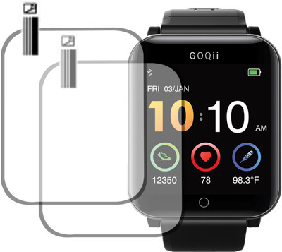 EJZATI Screen Guard for GOQii Smart Vital Fitness SpO2 SMART WATCH(Pack of 2)