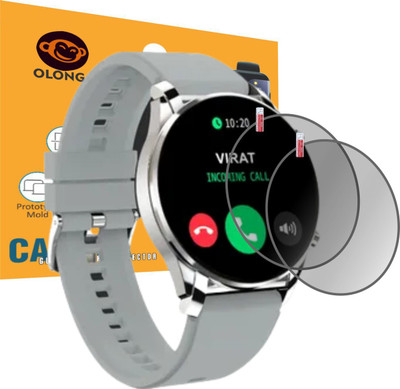 Olonga Screen Guard for Fire Boltt Thunder SMARTWATCH(Pack of 2)