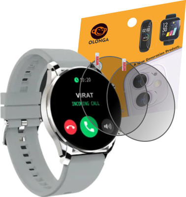 Olonga Screen Guard for Fire Boltt Thunder SMARTWATCH(Pack of 2)