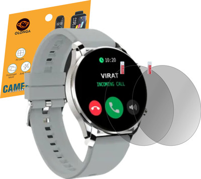 Olonga Screen Guard for Fire Boltt Thunder SMARTWATCH(Pack of 2)