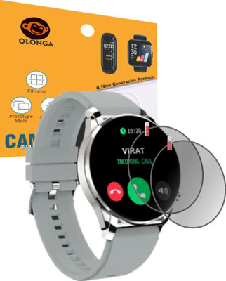 Olonga Screen Guard for Fire Boltt Thunder SMARTWATCH(Pack of 2)