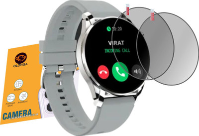 Olonga Screen Guard for Fire Boltt Thunder SMARTWATCH(Pack of 2)