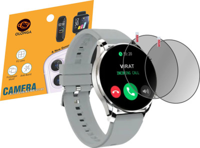 Olonga Screen Guard for Fire Boltt Thunder SMARTWATCH(Pack of 2)