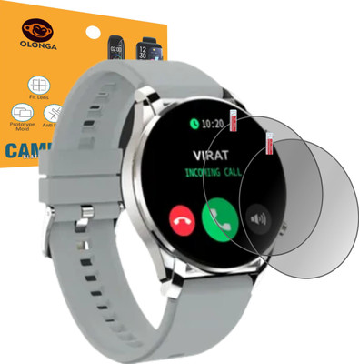 Olonga Screen Guard for Fire Boltt Thunder SMARTWATCH(Pack of 2)