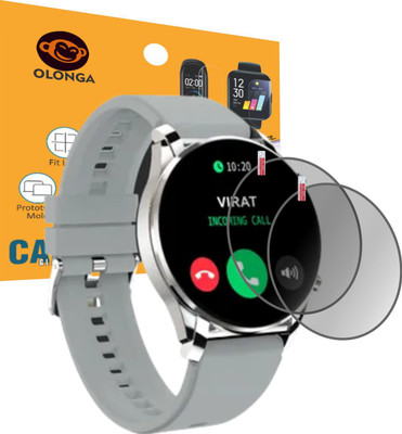 Olonga Screen Guard for Fire Boltt Thunder SMARTWATCH(Pack of 2)