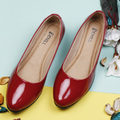 Denill Bellies For Women(Red , 4)