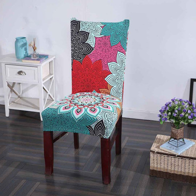 DPA Collection Polycotton Damask 1 Seater Chair Cover(Multicolor Pack of 6)