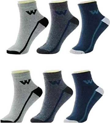 Akeeta Men & Women Self Design Ankle Length(Pack of 6)