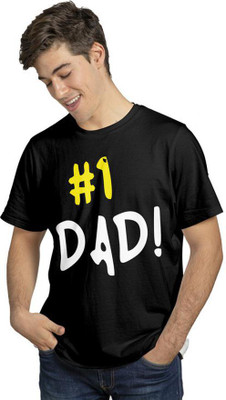 Raavi colors Graphic Print Men Round Neck Black T-Shirt