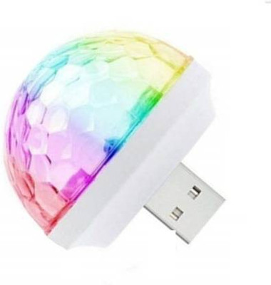 SANNO WORLD Mini Disco DJ Lamp Light Multi-Color Sound Activated Controlled Sensor Lights Night Lamp(2 cm, Multicolor)