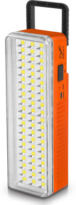 24 ENERGY Model EN 91 Rechargeable Emergency Light & Table Lamp 8 hrs Lantern Emergency Light(Orange)