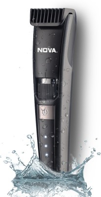 NOVA NHT 1058 Waterproof  Runtime: 200 min Trimmer for Men(Grey)