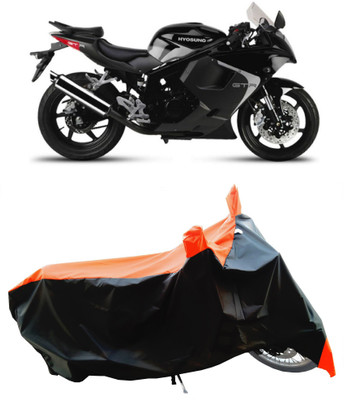 Wegather Two Wheeler Cover for Hyosung(GT250R, Orange)