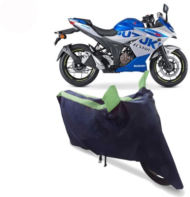 EXOME Two Wheeler Cover for Suzuki(Gixxer SF 250, Green)