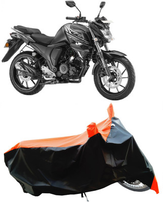 Wegather Two Wheeler Cover for Yamaha(FZ S FI (V 2.0) BS6, Orange)