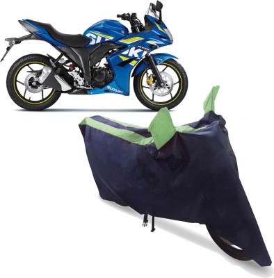 EXOME Two Wheeler Cover for Suzuki(Gixxer SF, Green)