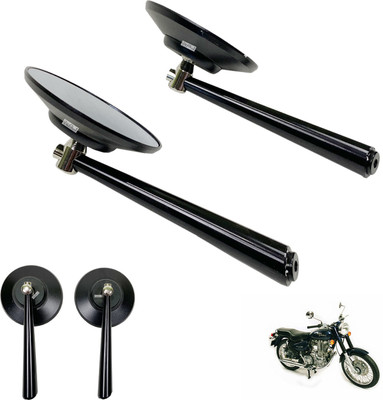 Dhe Best Manual Rear View Mirror For Royal Enfield Electra Delux(Right)