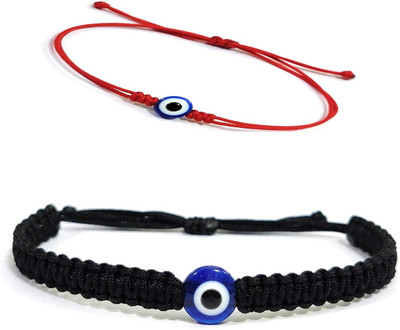 Ligament Fabric Beads Bracelet Set(Pack of 2)
