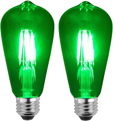 Brightlance 4 W Basic Standard E27 LED Bulb(Green, Pack of 2)