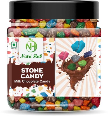 Nutri Hub Stone |Milk |Rock Shape (Choco) Chocolate Candy(400 g)