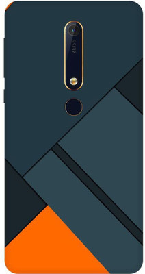 Vascase Back Cover for Nokia 6.1 Plus(Multicolor, Dual Protection, Silicon, Pack of: 1)