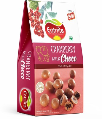 Eatriite Cranberry Milk Chocolate (Milk-chocolate coated cranberries) Bites(200 g)